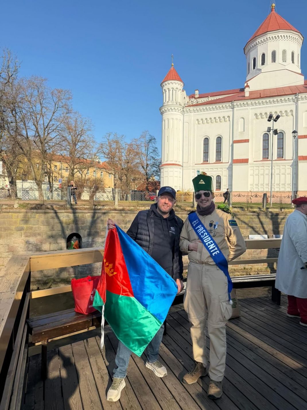 Северный Бархант на Дне республики Ужупис